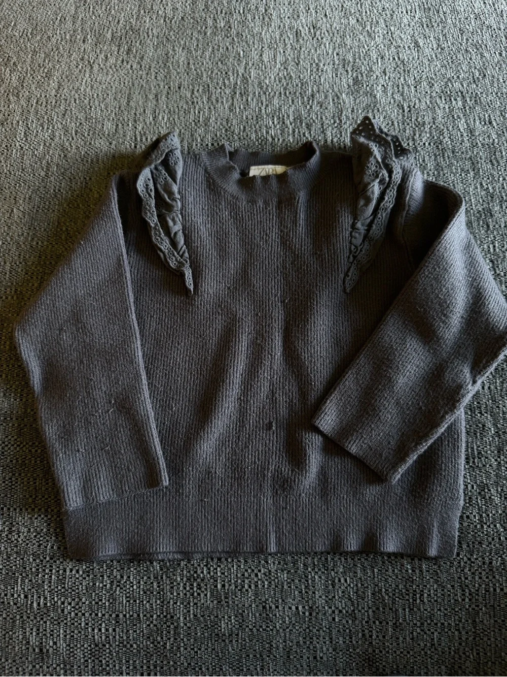 girl’s 18 month clothing bundle - one outfit, two sweaters, a pair of shoes